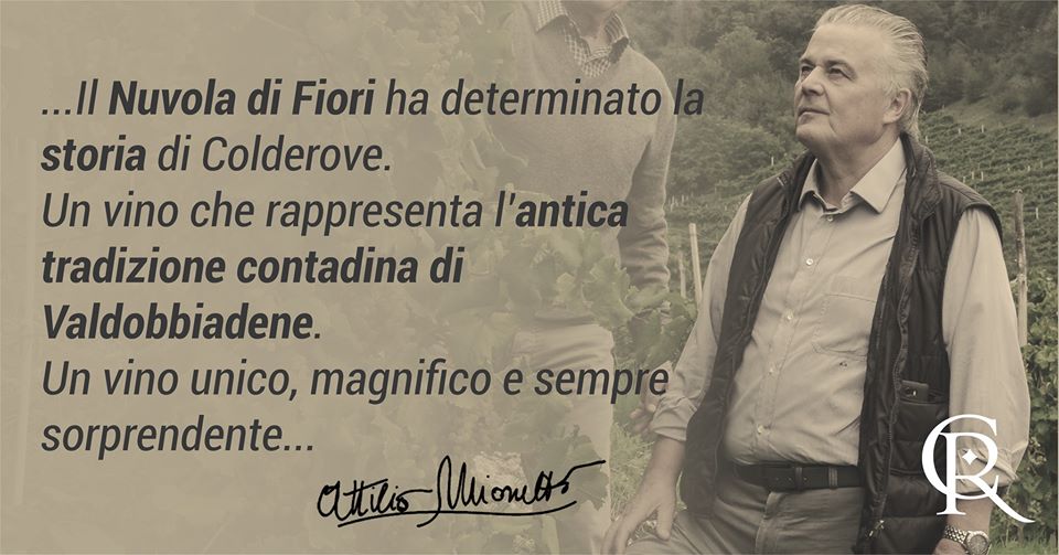 Attilio Mionetto e il Nuvola di fiori